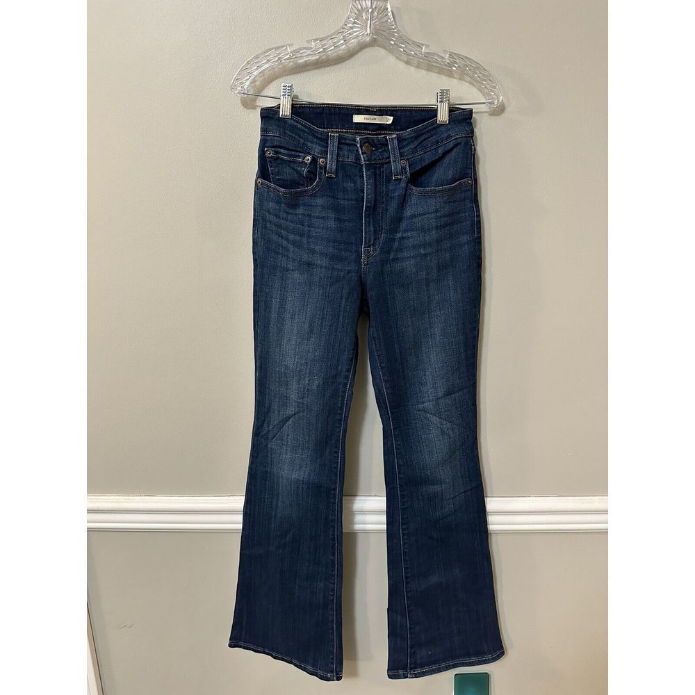 Levi's 726 Flare Jeans Women's Size 27x32 Medium Blue Stretch